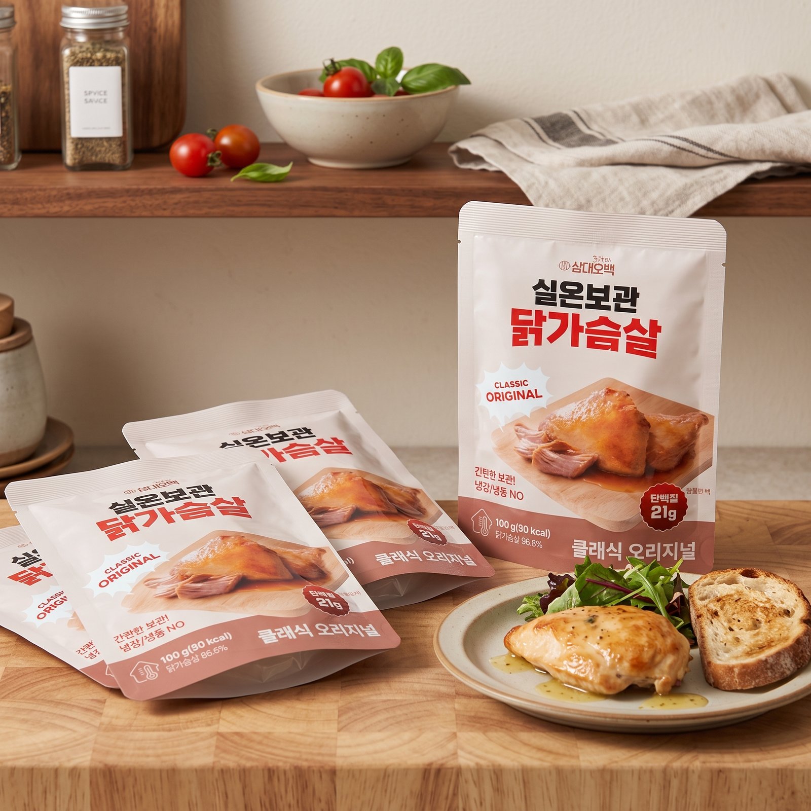 삼대오백 실온보관 닭가슴살 상온 100g, 20개 사용 전 살펴본 구성과 활용 포인트 - 이미지 3
