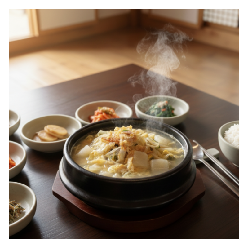 남선생홈푸드 콩나물 황태해장국 간편식으로 끓여본 아침 집밥 식사 - 이미지 4